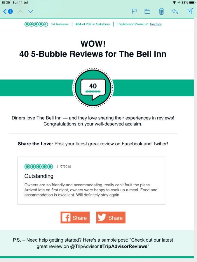 The Bell Inn Salisbury Ngoại thất bức ảnh